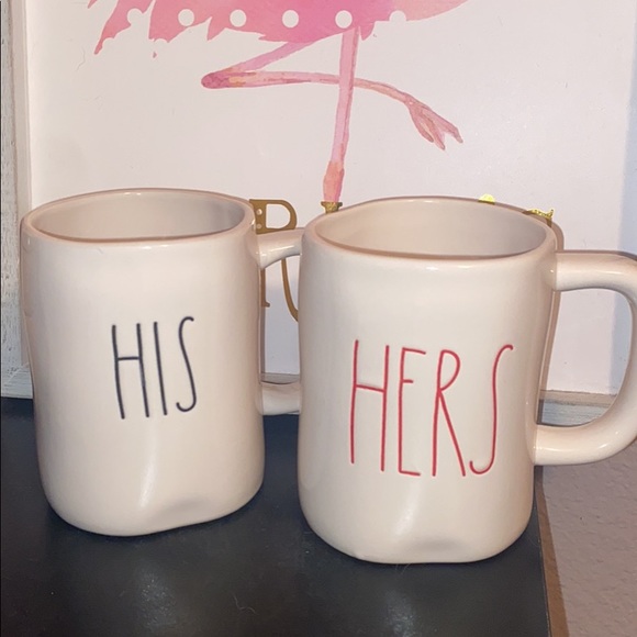 Rae Dunn His Hers Mugs